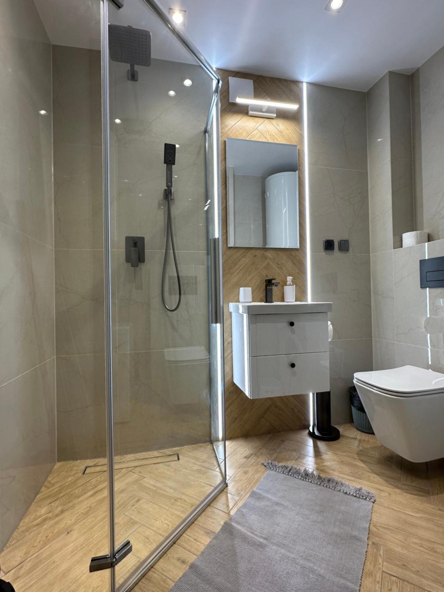 Apartament Skandynawska Prostota Z Basenem I Sauna Косцелиско Экстерьер фото